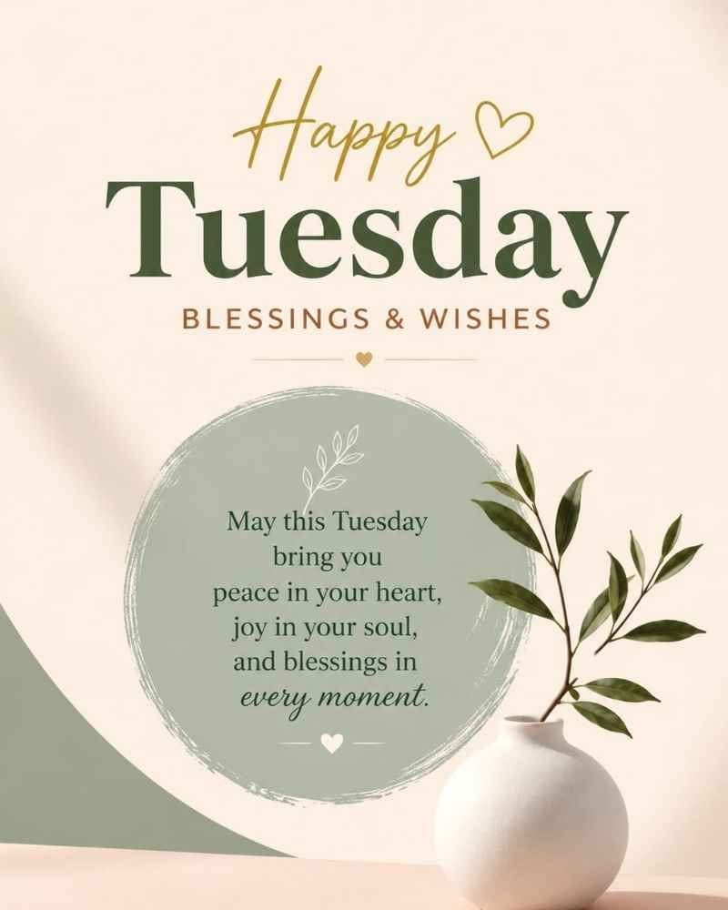 Happy Tuesday Blessings & Wishes
