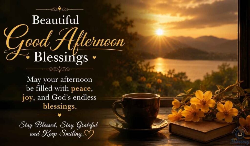Beautiful Good Afternoon Blessings