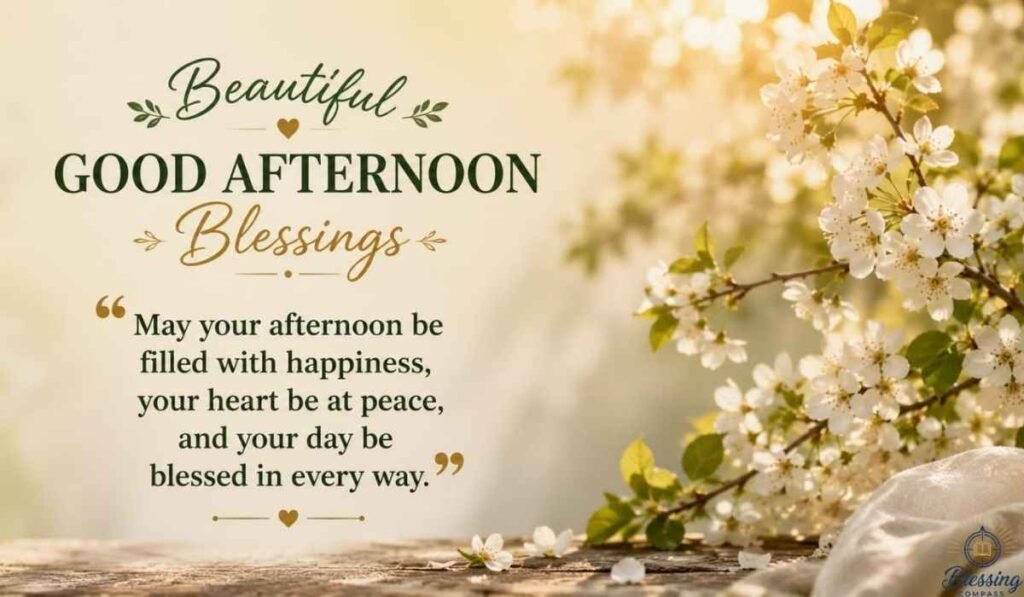 Beautiful Good Afternoon Blessings 