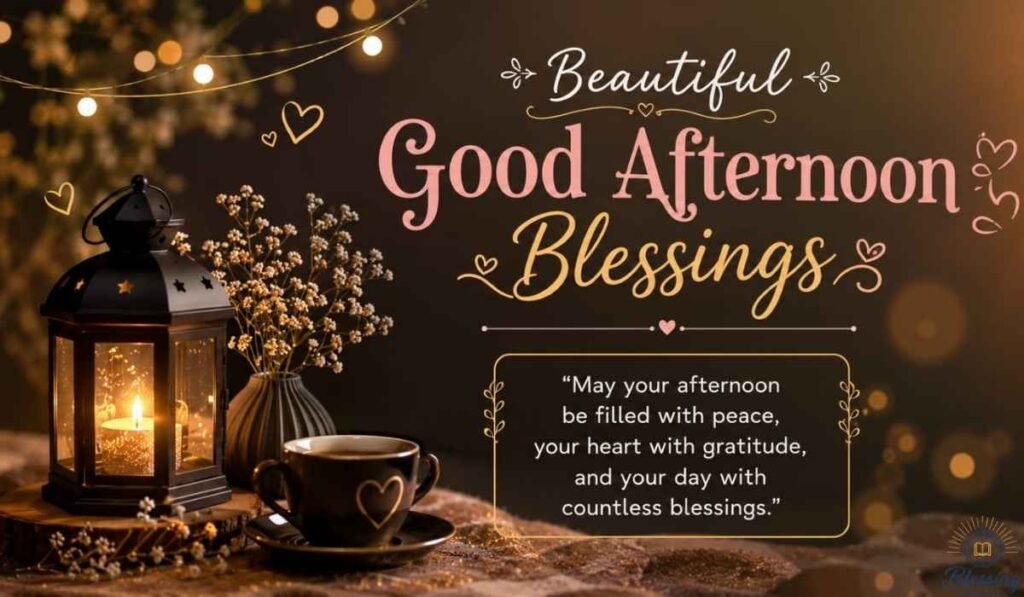 Beautiful Good Afternoon Blessings
