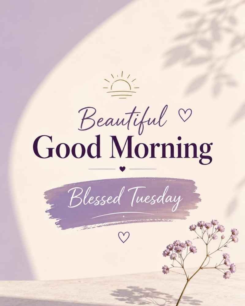 Beautiful Good Morning Blessed Tuesday