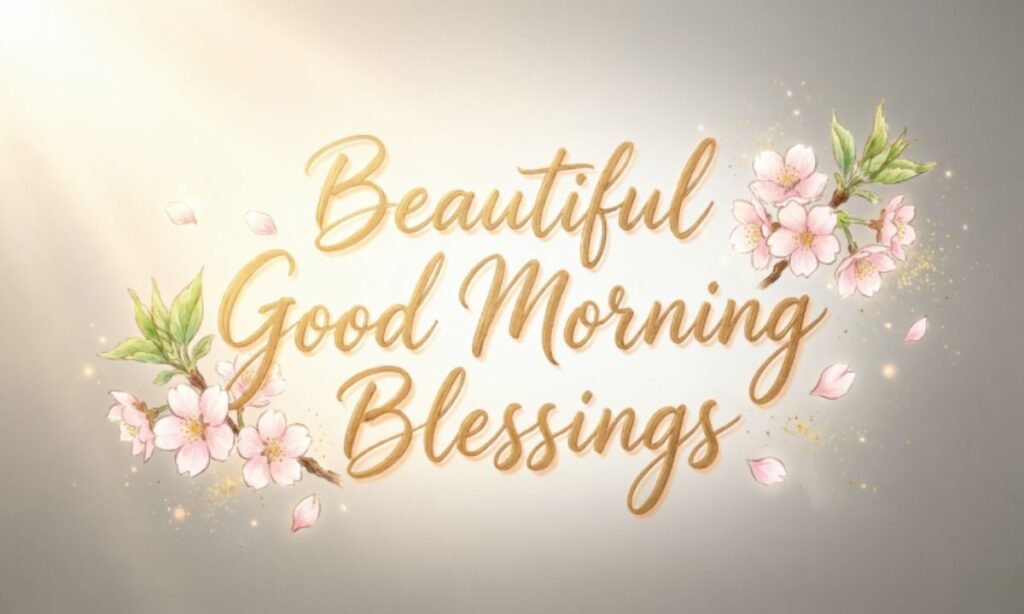 Beautiful Good Morning Blessings