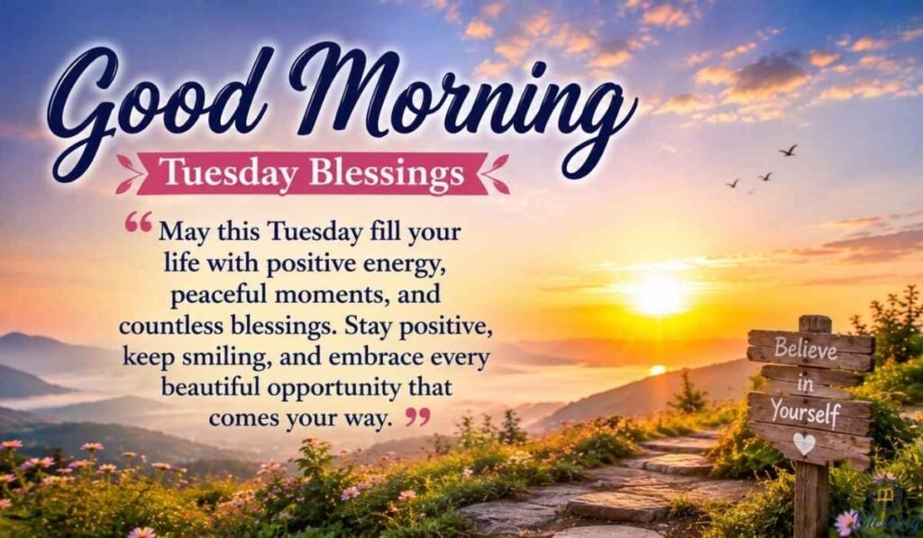 Beautiful Good Morning Tuesday Blessings
