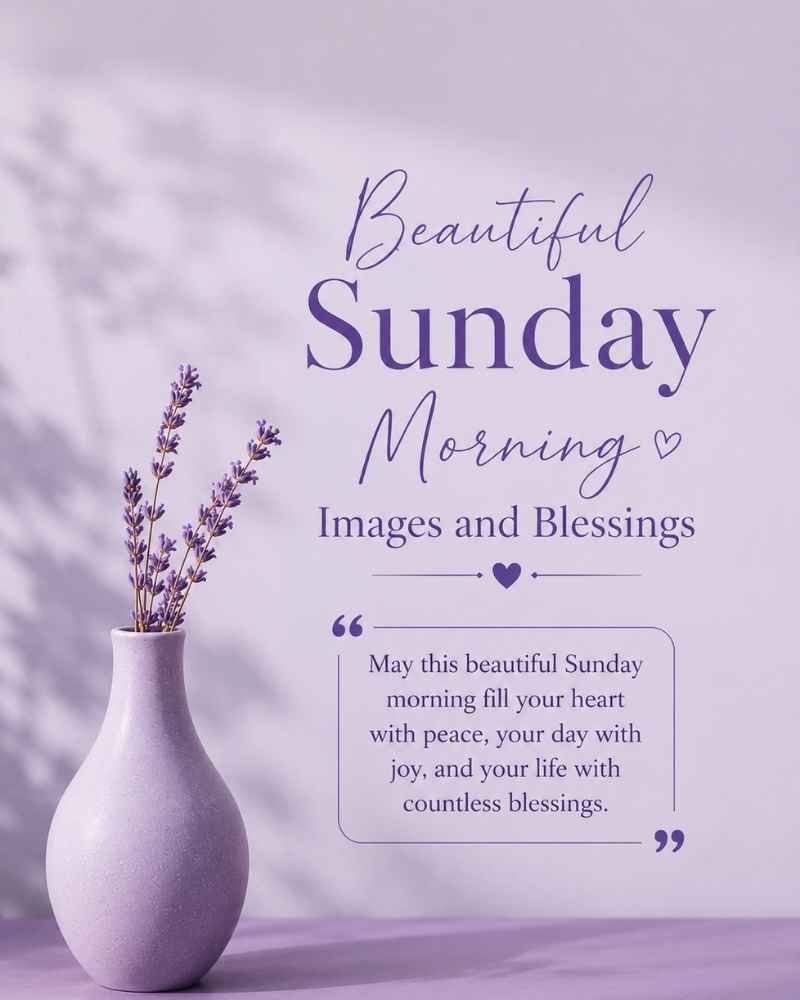 Beautiful Sunday Morning, Images and Blessings