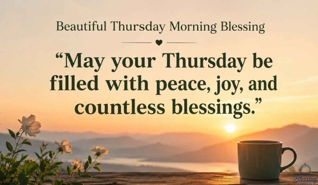 Beautiful Thursday Morning Blessings