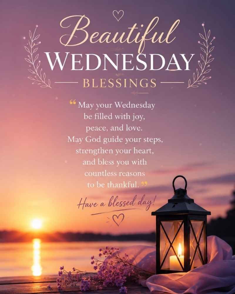 Beautiful Wednesday Blessings Images
