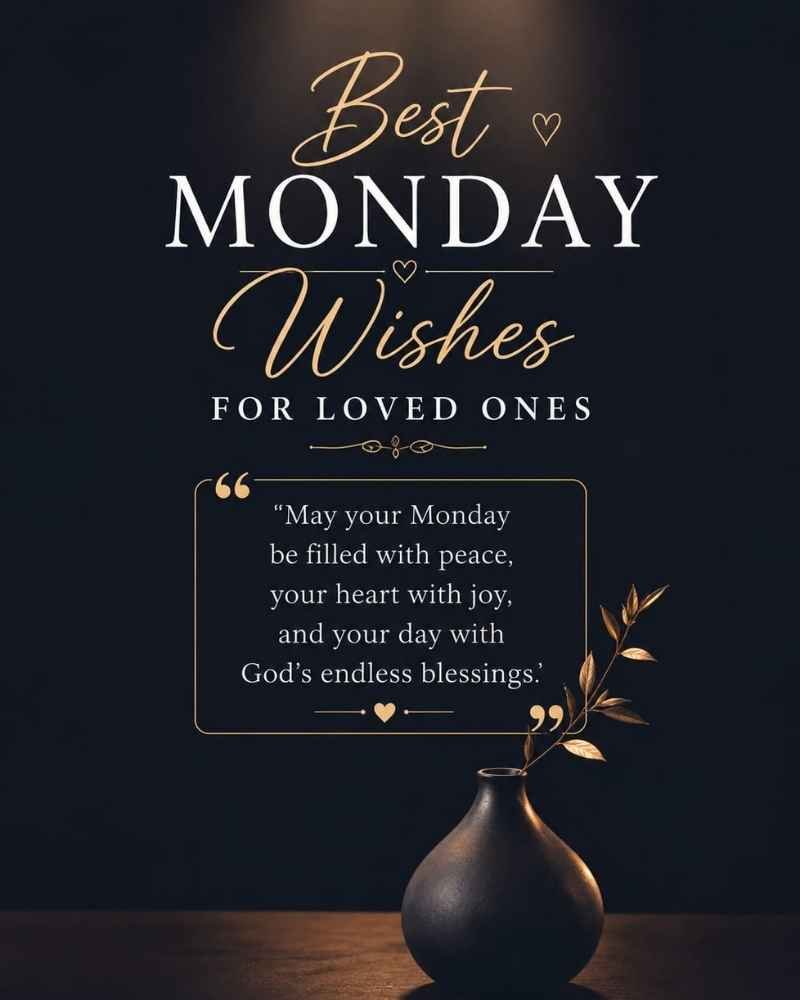 Best Monday Wishes For Loved Ones