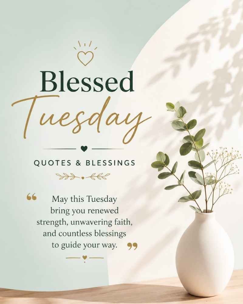 Blessed Tuesday Quotes And Blessings
