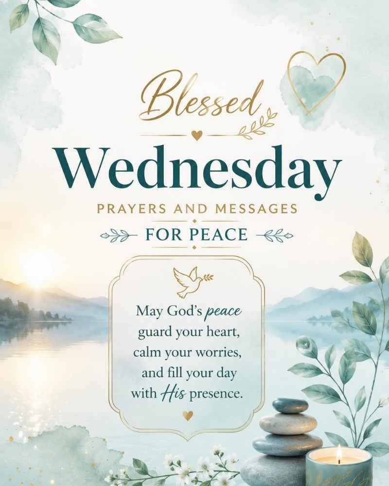 Blessed Wednesday Prayers and Messages for Peace