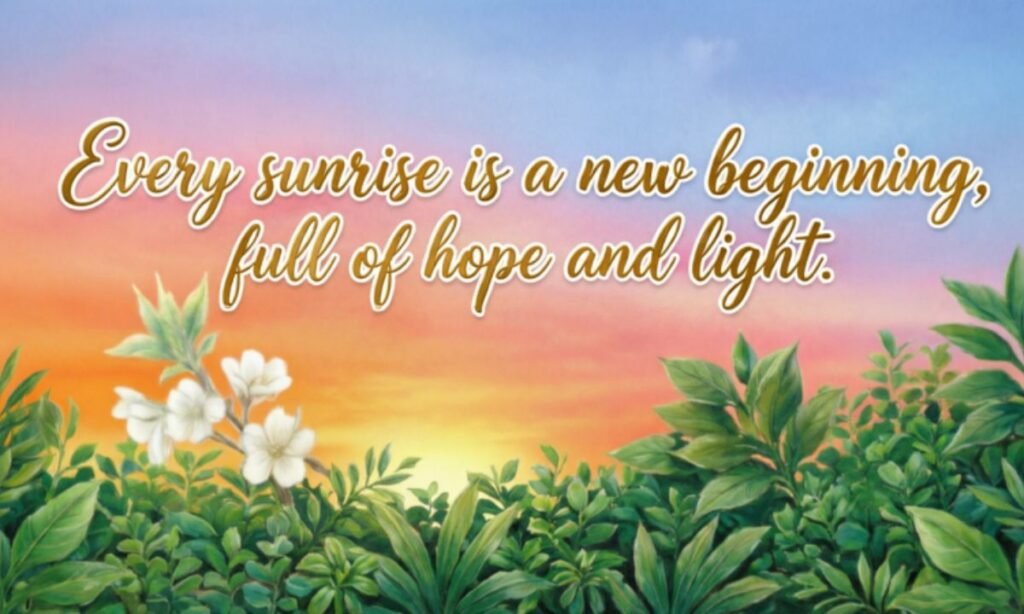 Daily Good Morning Blessings