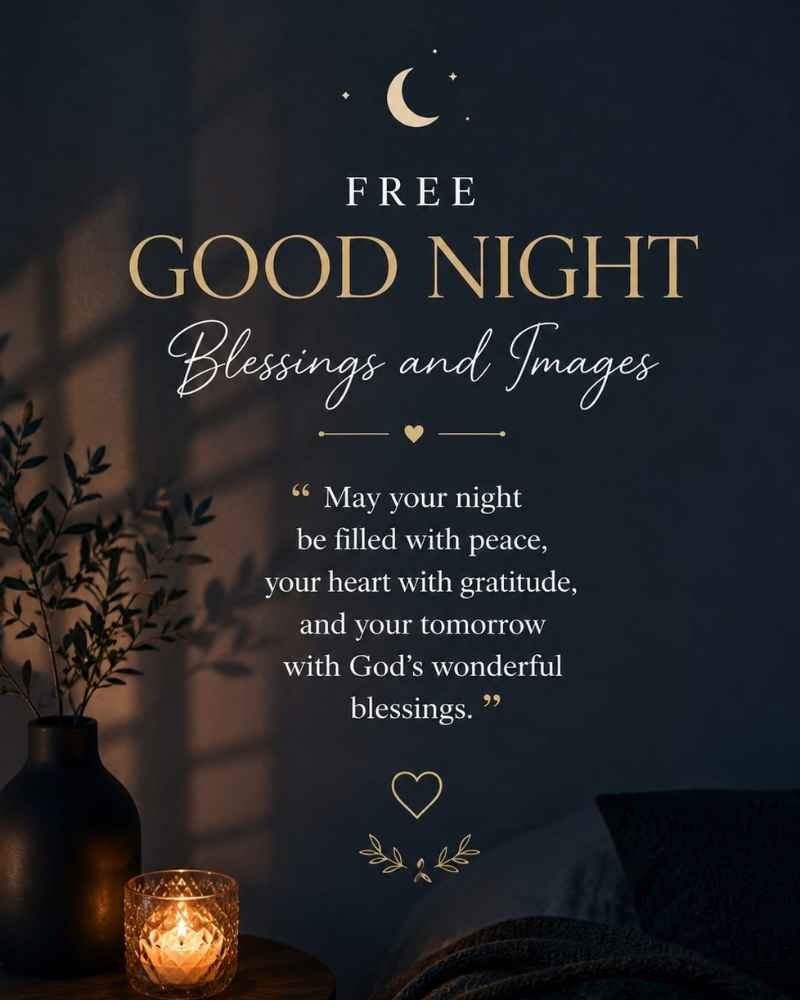 Free Good Night Blessings and Images