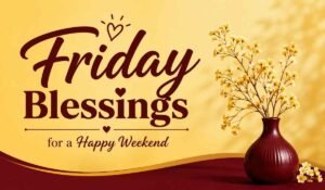 Friday Blessings for a Happy Weekend