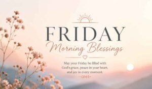 Friday Morning Blessings