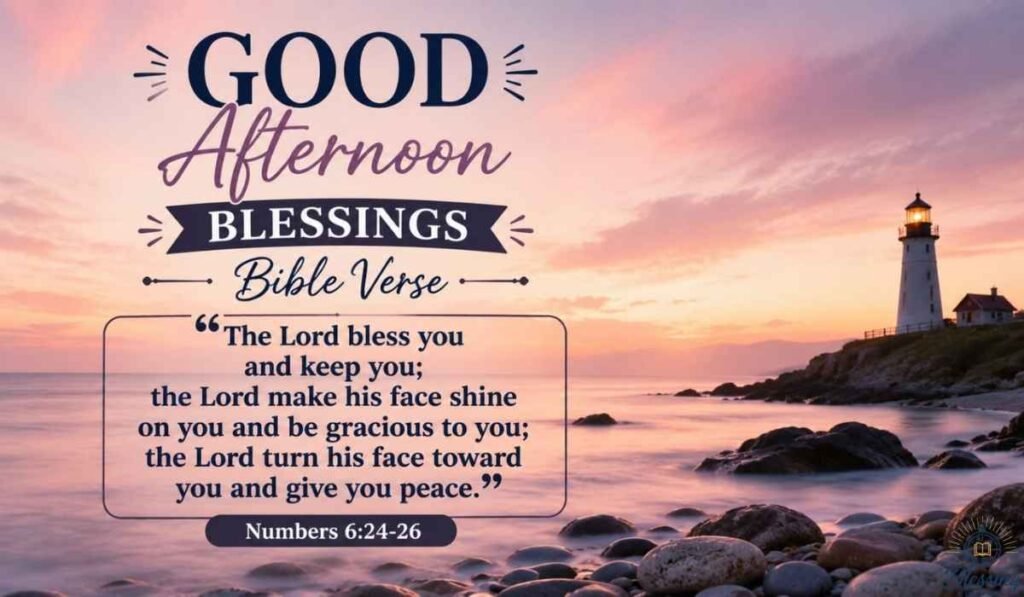 Good Afternoon Blessings Bible Verse