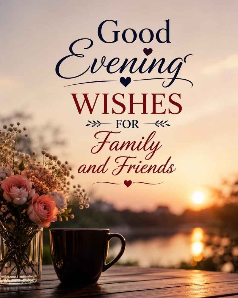 Good Evening Wishes for Family and Friends