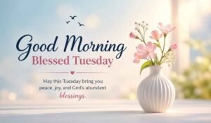 Good Morning Blessed Tuesday