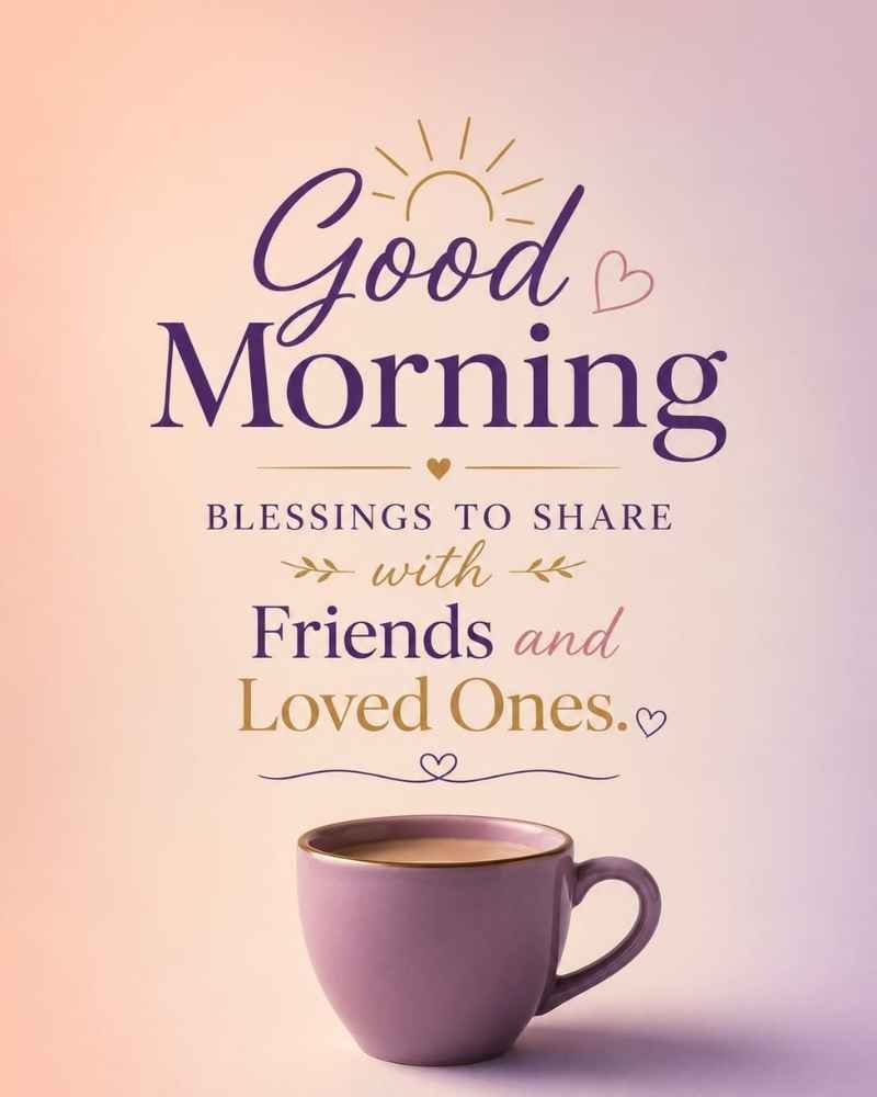Good Morning Blessings to Share with Friends and Loved Ones