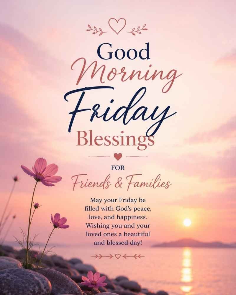 Good Morning Friday Blessings for Friends and Family
