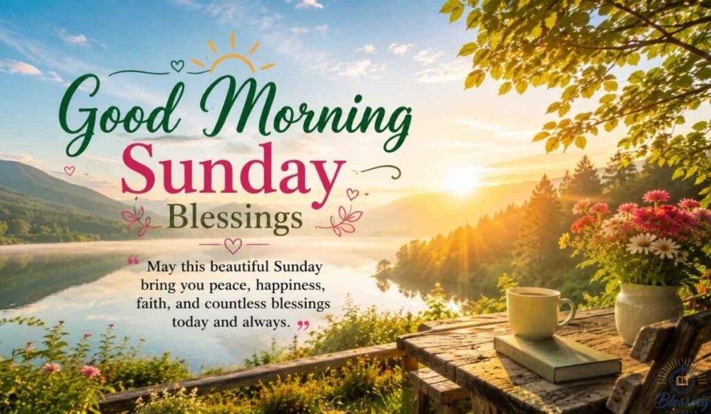Good Morning Sunday Blessings