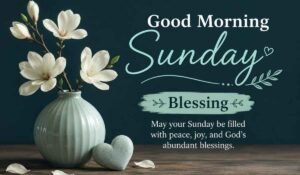 Good Morning Sunday Blessing