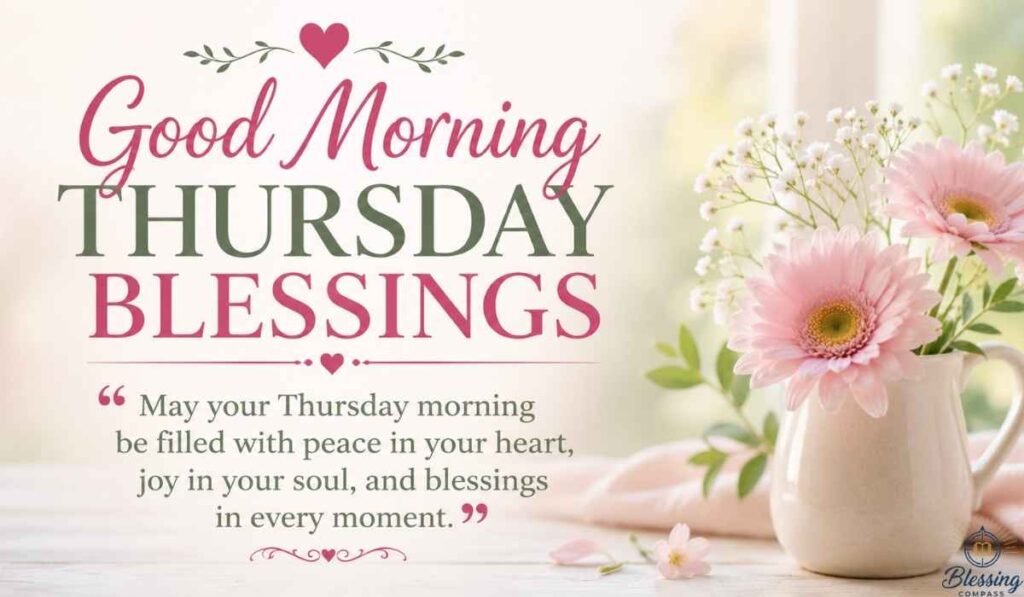 good morning thursday blessings