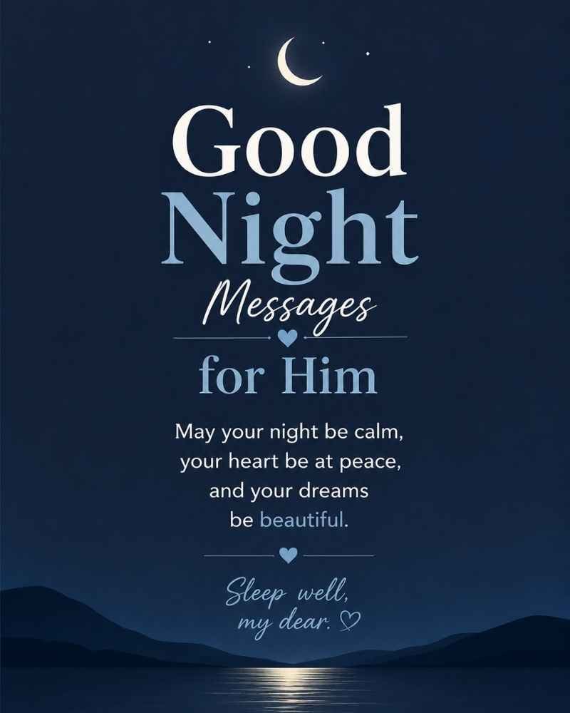 Good Night Messages for Him
