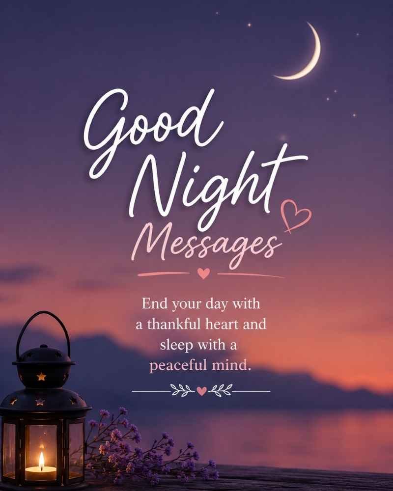 Good Night Messages Images