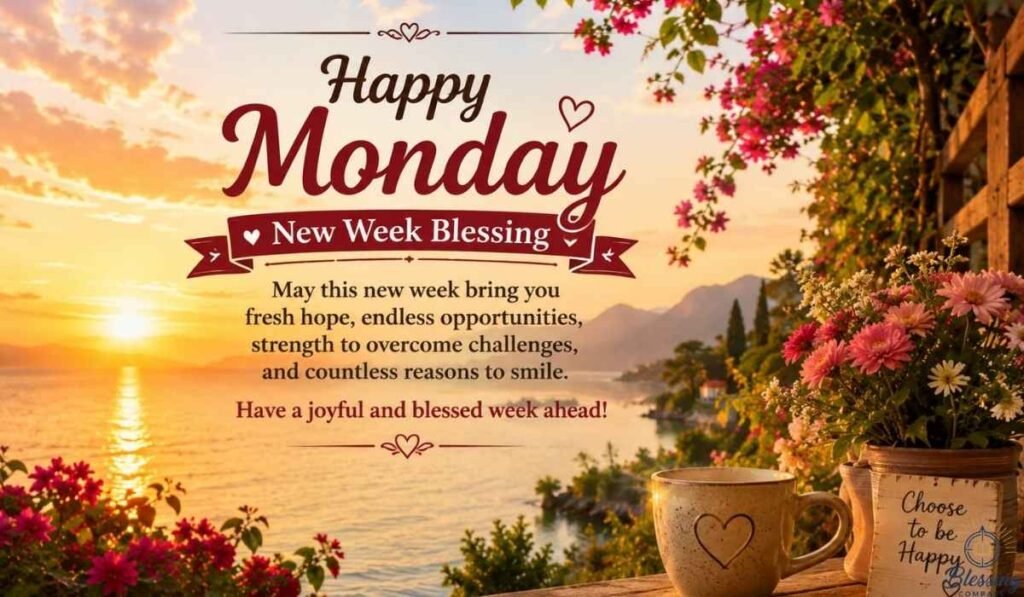 Happy Monday New Week Blessings