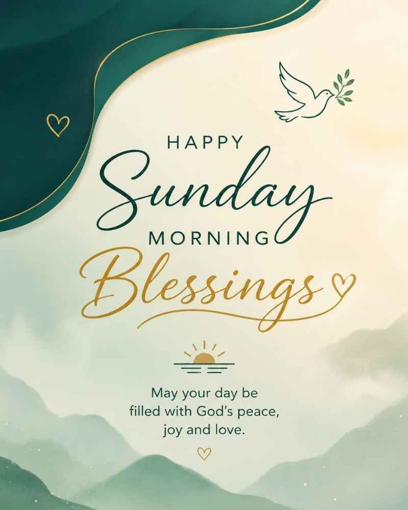 Happy Sunday Morning Blessings