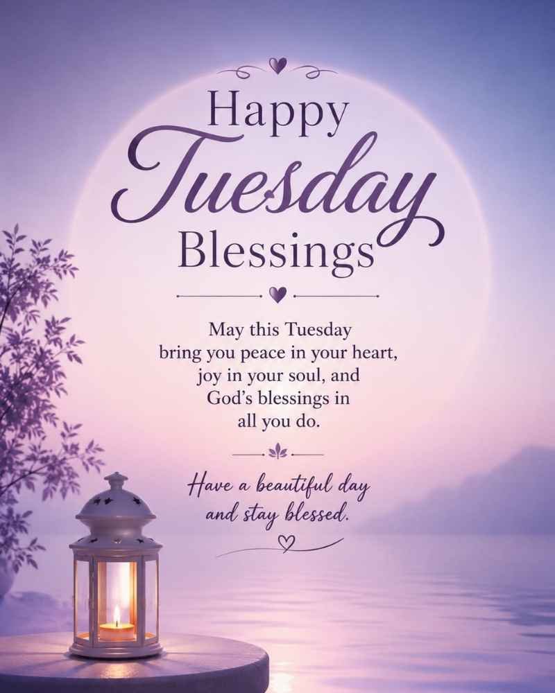 Happy Tuesday Blessings