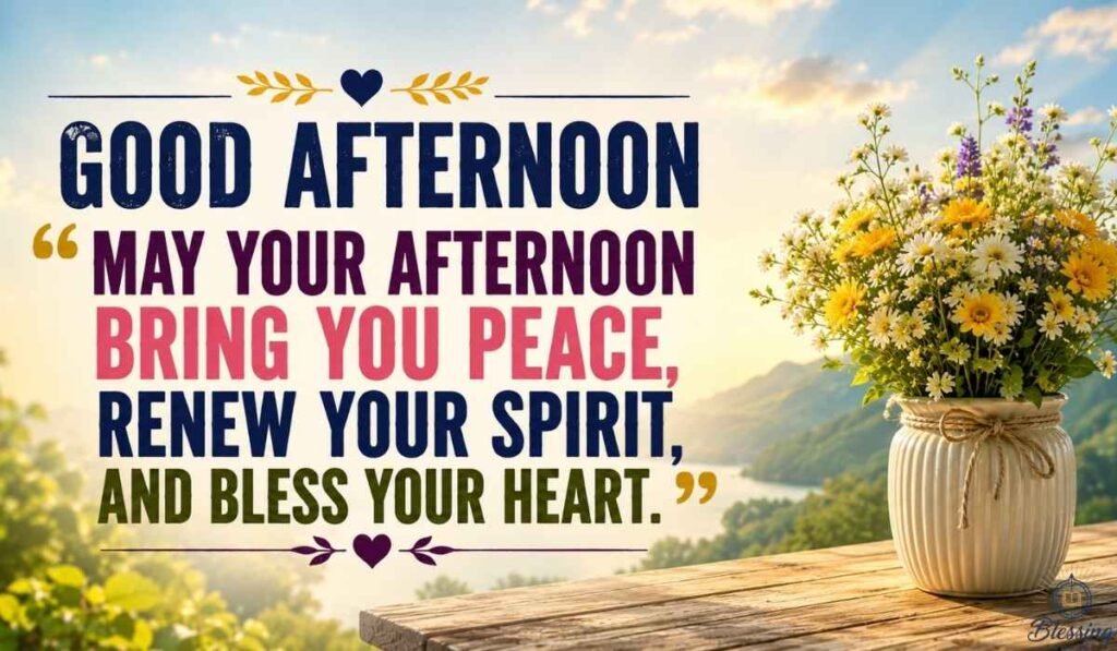 Heartfelt Good Afternoon Messages