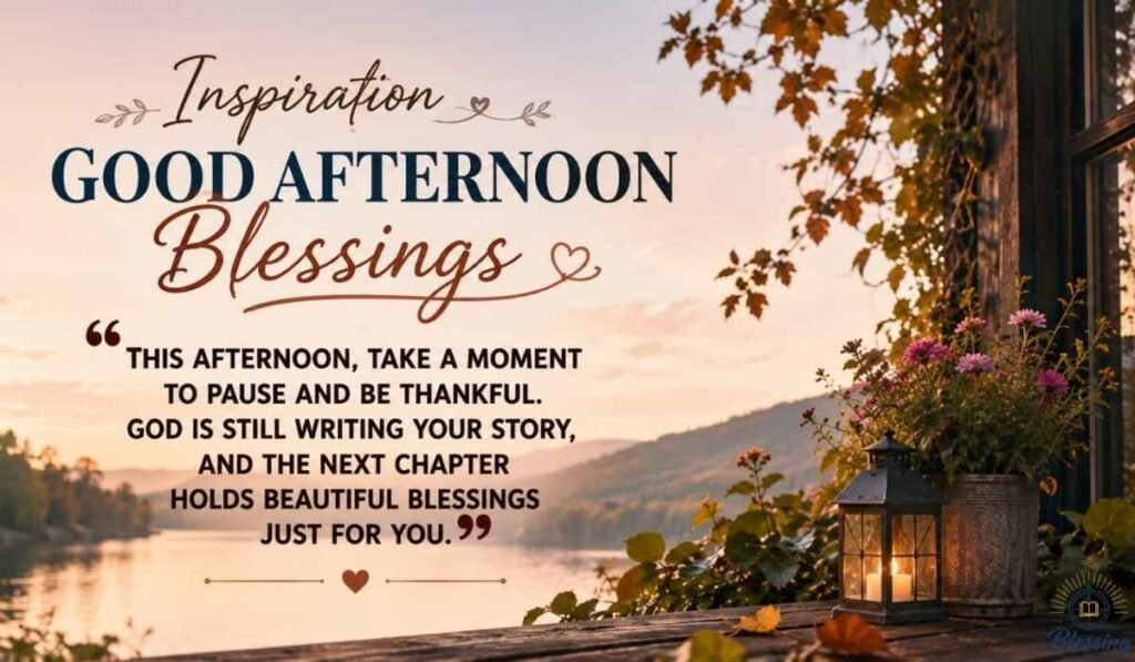 Inspiration Good Afternoon Blessings Quotes