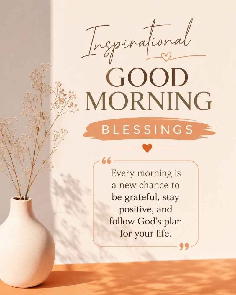 Inspirational Good Morning Blessings