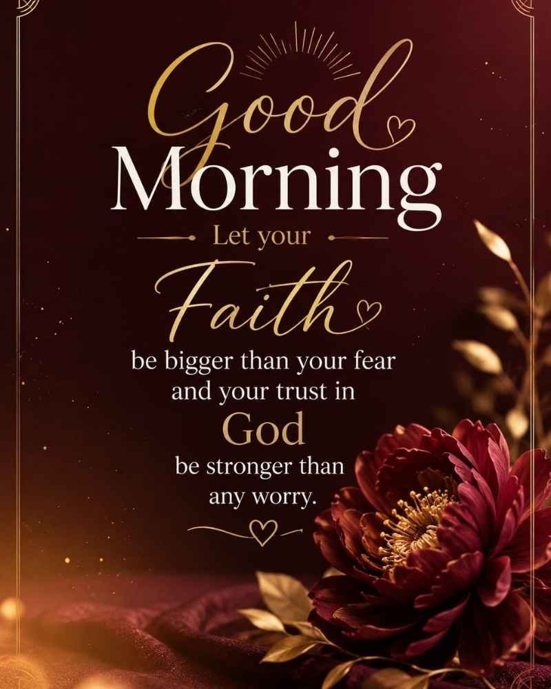 Inspirational Good Morning Quotes About Faith and God