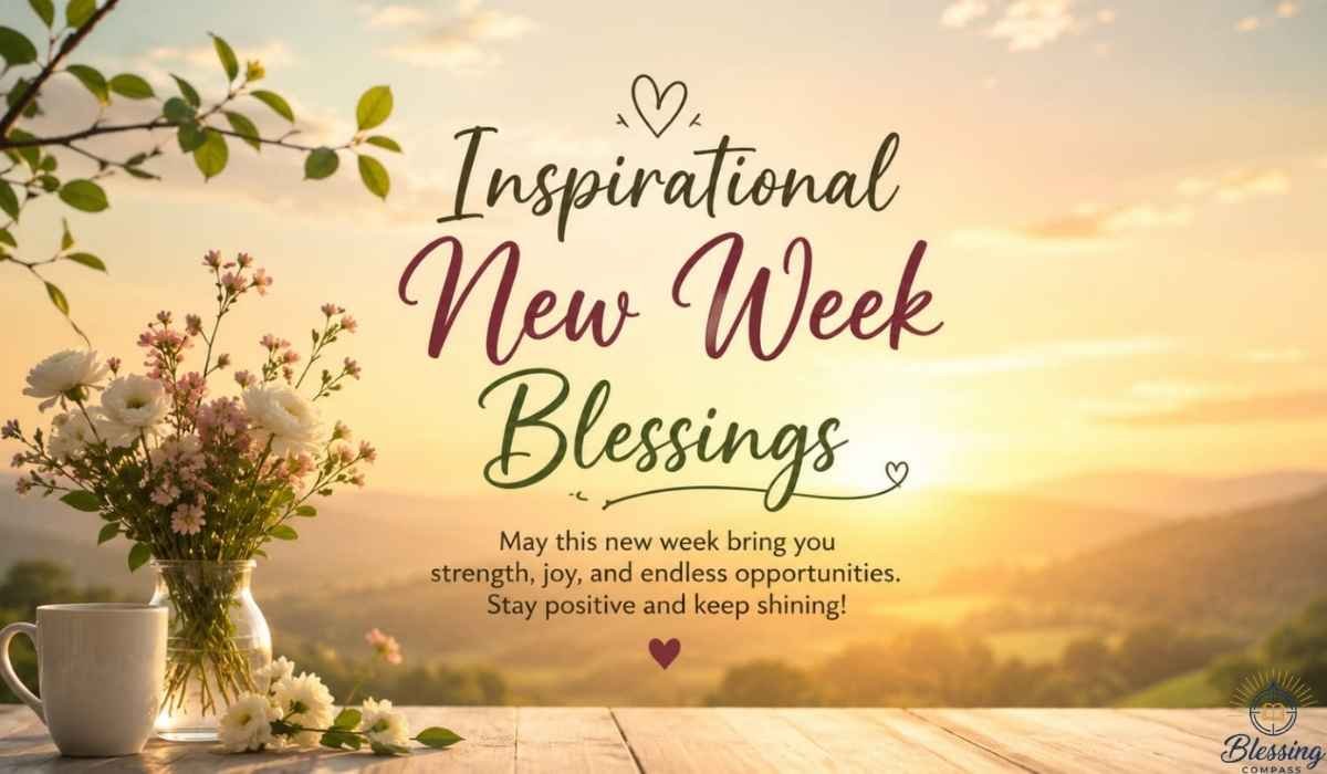 Inspirational New Week Blessings