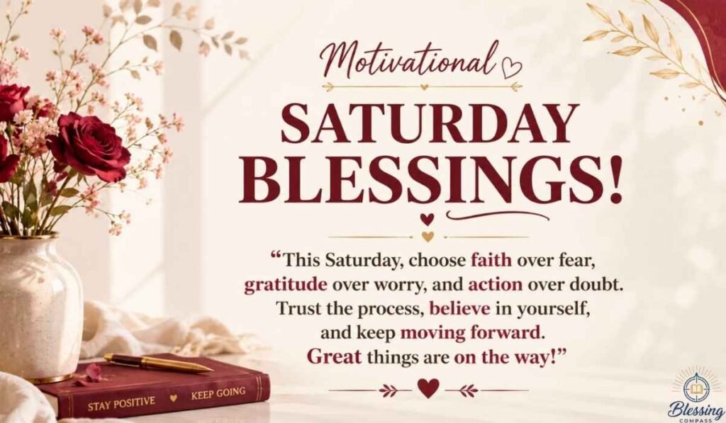 Motivational Saturday Blessings