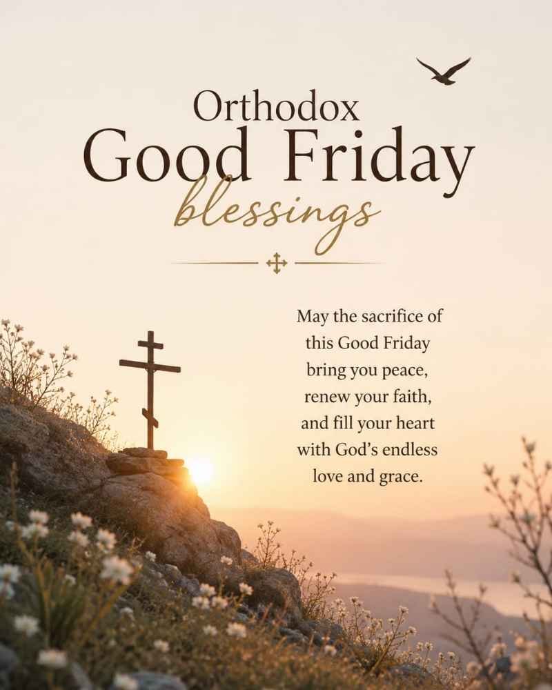 Orthodox Good Friday Blessings 2026