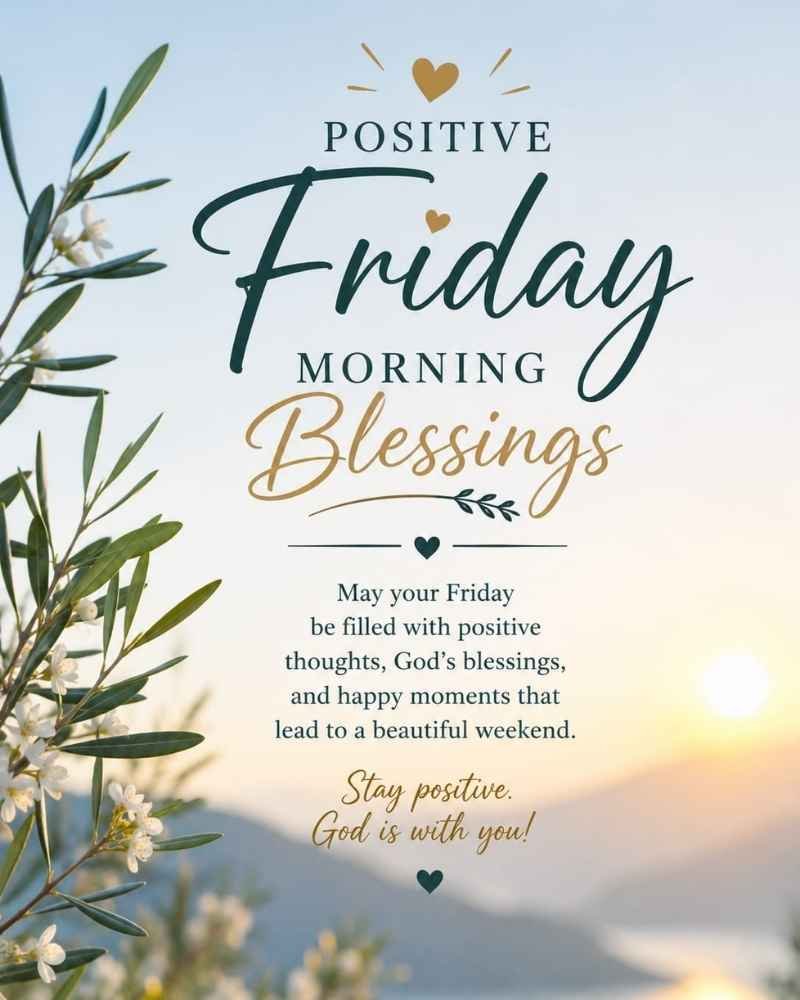 Positive Friday Morning Blessings