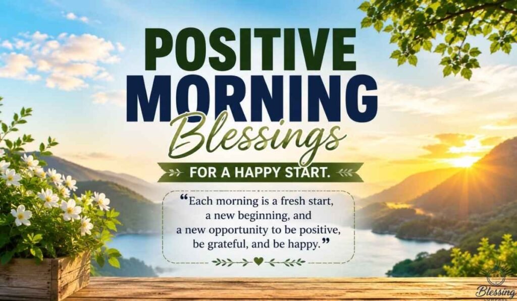 Positive Morning Blessings for a Happy Start