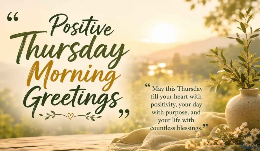 Positive Thursday Morning Greetings