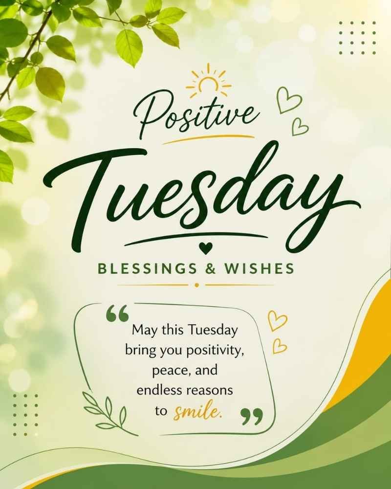 Positive Tuesday Blessings And Wishes