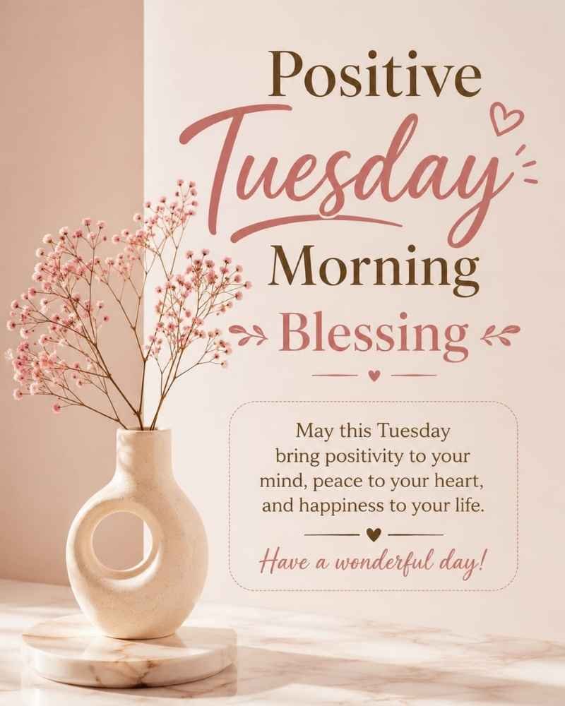 Positive Tuesday Morning Blessings