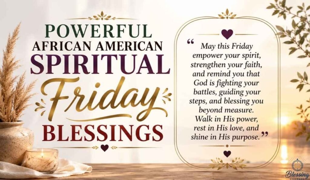 Powerful African American Spiritual Friday Blessings