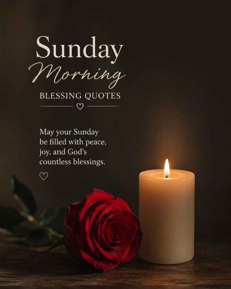 Sunday Morning Blessing Quotes