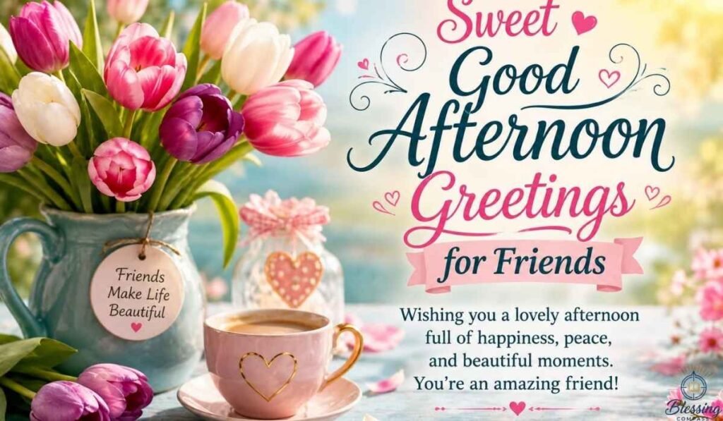 Sweet Good Afternoon Greetings for Friends
