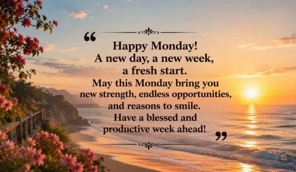Sweet Good Morning Monday Blessings