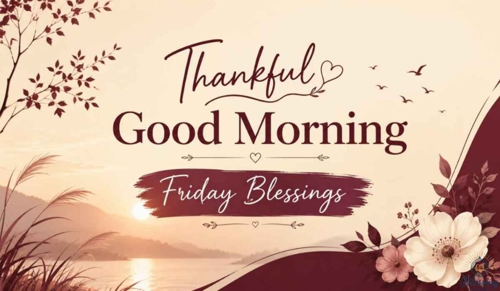 Thankful Good Morning Friday Blessings
