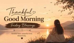 Thankful Good Morning Friday Blessings