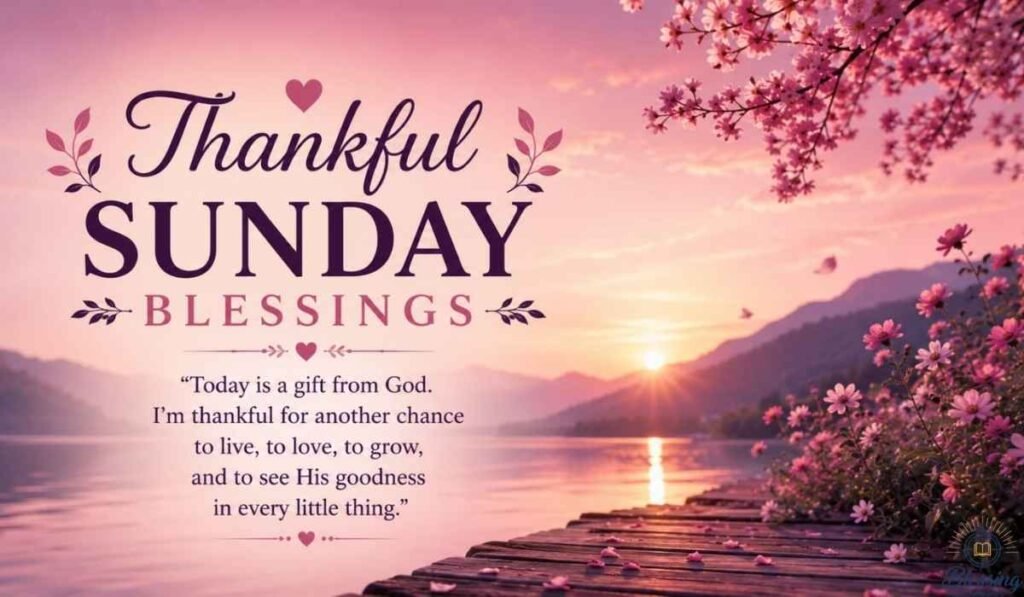 Thankful Sunday Blessings