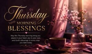Thursday Morning Blessing
